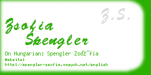 zsofia spengler business card